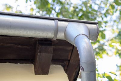 Metal Downspout Installation